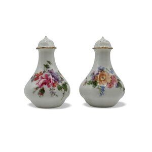 Royal Crown Derby Salt and Pepper Shakers Derby Posies Vintage